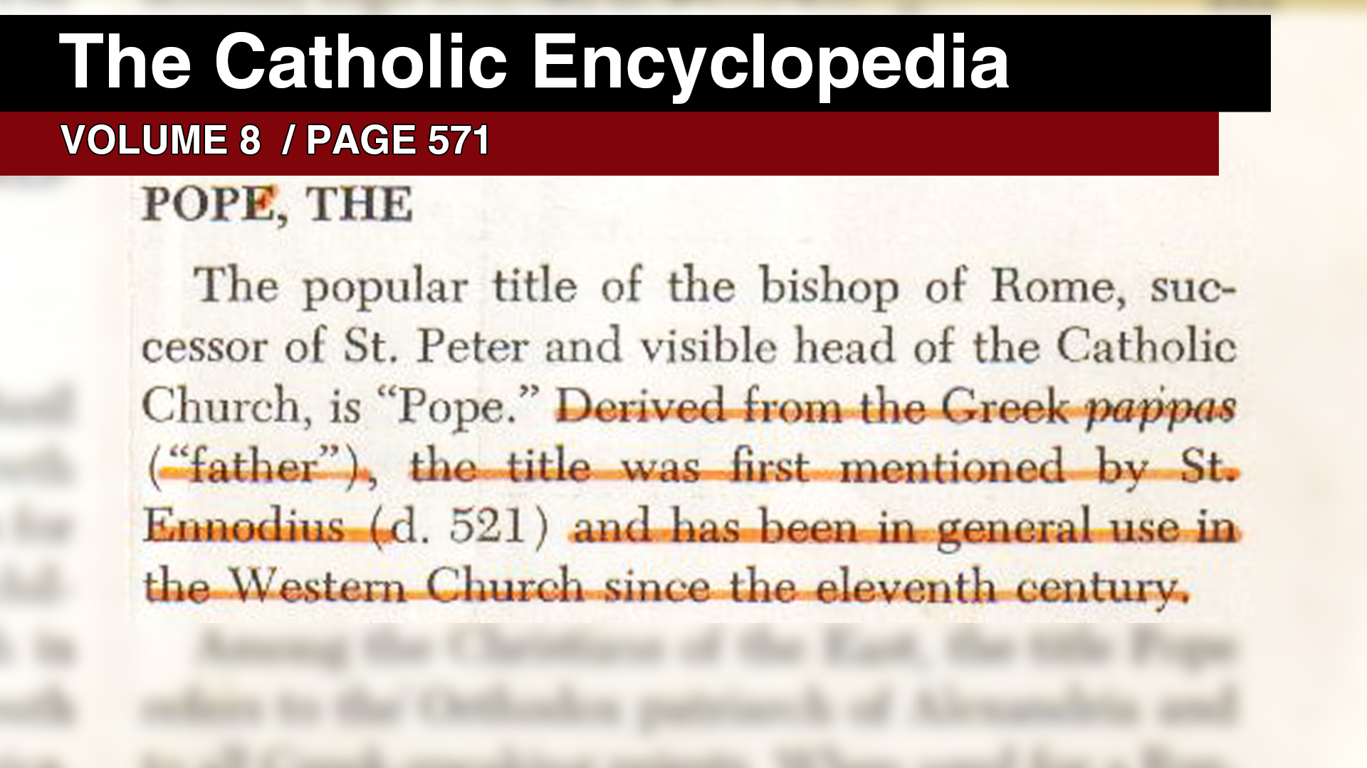 -Pope-1(The Catholic Encylopedia)